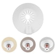 thumbnail image 3 of KAKOWELY 12pcs Universal Plastic Fire Sprinkler Cover Plate - Detachable Design For Easy Maintenance High-Temperature Resistant For Home Industrial Office,2.48X"X2.48"X0.39", 3 of 5
