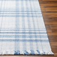 thumbnail image 3 of Hauteloom Inara Recycled Material Living Room, Bedroom Area Rug - Traditional, Transitional - Arctic Stone, Thatch Blue, Slate - 12' x 15', 3 of 6