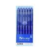 6 Pcs Blue Erasable Gel Ink Retractable Pens – Ngheia 0.5mm Smooth Writing Pens with Blue Ink for schol, Women Men, 12ml, Erasable Pen Set