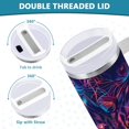thumbnail image 4 of JSTEL Neno Tiger Face 30 oz Tumbler Stainless Steel Water Bottle Vacuum Insulated Cup with Straw Lid & Handle For Travel Car Cup Holder, 4 of 8