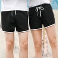 thumbnail image 4 of Men Drawstring Breathable Solid Sports Running Casual Fitness Yoga Gym Shorts, 4 of 9