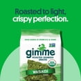 thumbnail image 4 of gimMe - Wasabi - 12 Count Sharing Size - Organic Roasted Seaweed Sheets - Keto, Vegan, Gluten Free - Great Source of Iodine & Omega 3s - Healthy On-The-Go Snack for Kids & Adults, 4 of 9