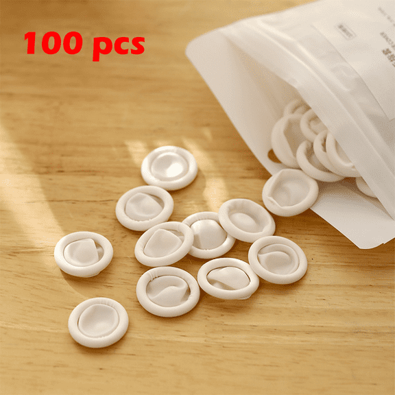 Anti Static Disposable Latex Finger Cots White 100pcs (MEDIUM), Rubber Fingertips Protective Finger Gloves