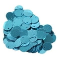 thumbnail image 3 of Rongfmy 300Pcs 10mm Flat Round Loose Sequins Applique Wedding Dress Sequins Spangles Blue, 3 of 8