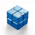 thumbnail image 5 of Decompression Toys Premium Metal Infinity Cube Portable Black black, 5 of 5