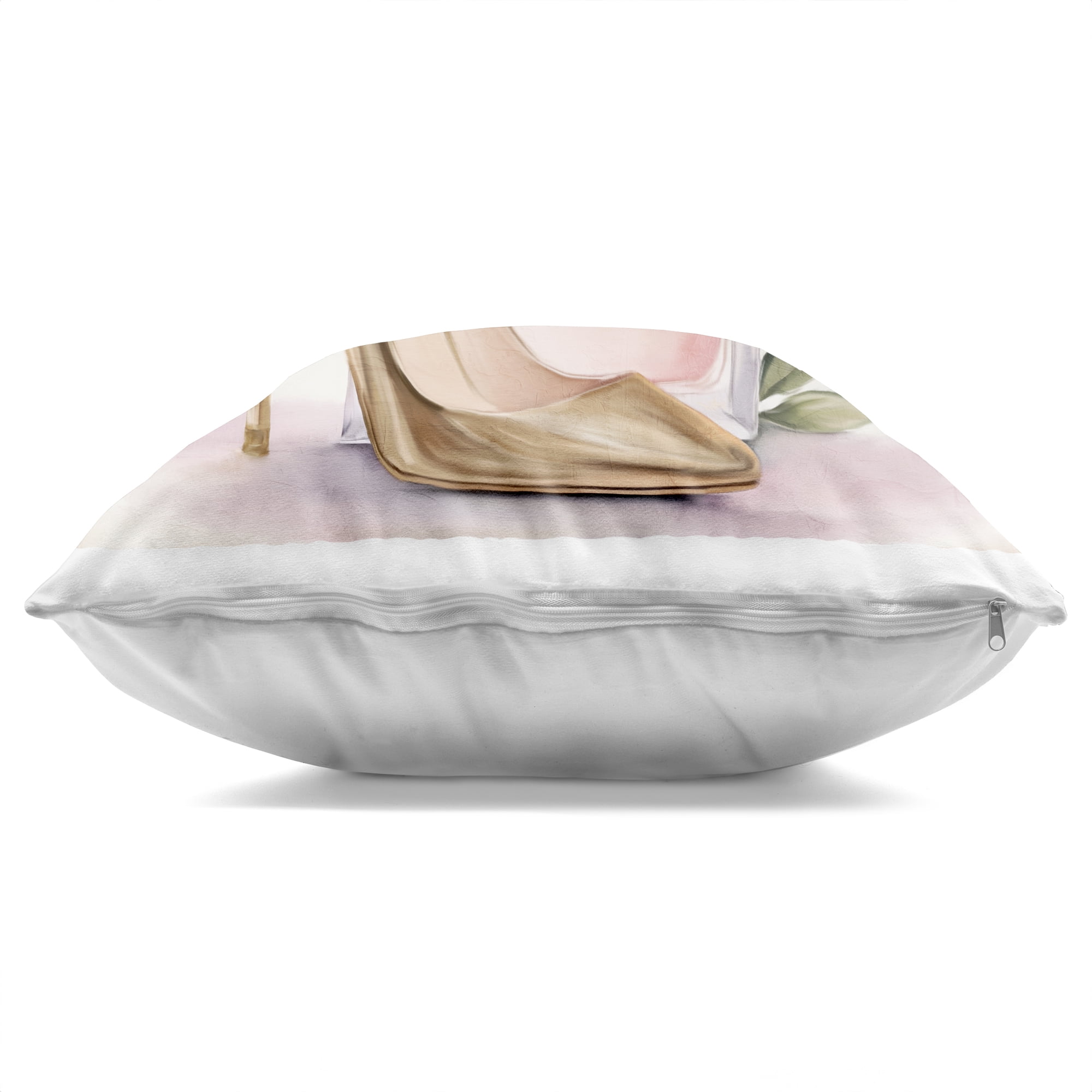 Stupell Industries Pink Beauty Heel & Flowers Decorative Printed Throw Pillow, design by Kim Allen, 18 x 7 x 18