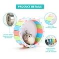thumbnail image 3 of Silent Hamster Exercise Wheel Mount into Cage Running Wheel Toy Anti-Slip for Dwarf Hamsters and Similiar Small Pets Animals, 3 of 7