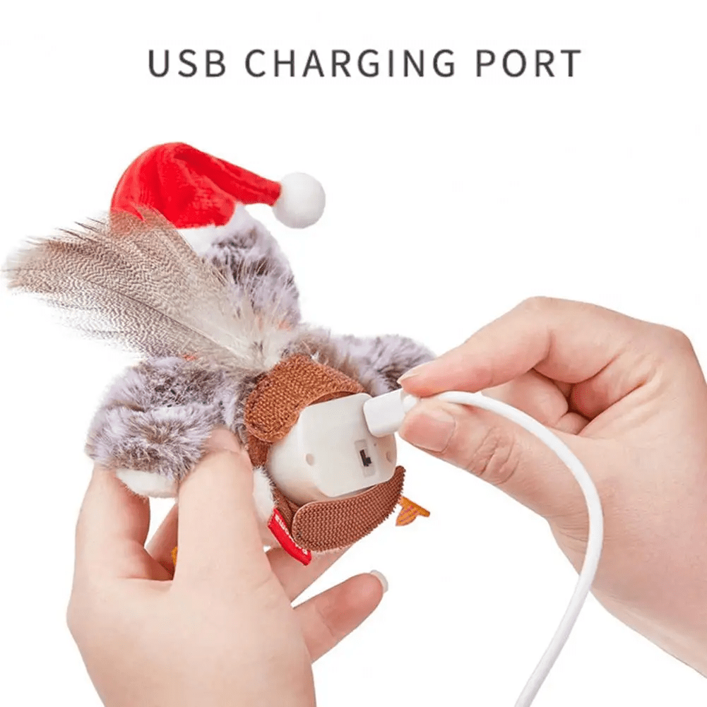 Cute and popular cat toys, simulated birds, touch sensitive cat toys, electric cat teasing, intelligent pet toys
