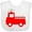 AA-White, variant on Inktastic Red Fire Engine Boys or Girls Baby Bib