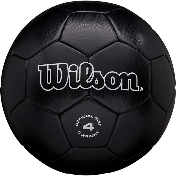 Wilson Black Traditional Size Soccer