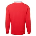 thumbnail image 2 of Front Row Mens Premium Long Sleeve Rugby Shirt/Top, 2 of 4