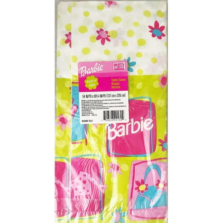 Barbie Vintage 1999 'Barbie Talk' Paper Tablecover (1ct)