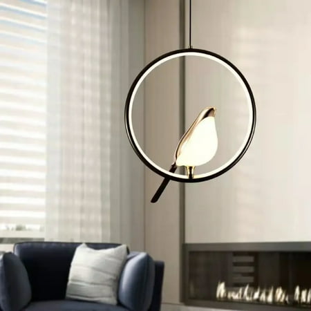 

LCNCAN Luxurious Nordic Magpie Pendants Lights - Elegant Stylish Lighting Fixture for Home Decor - Creative Light Luxury Design Hanging Lamp - Sleek LED Chandelier with Postmodern Persona