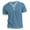 Sky Blue, variant on JURANMO Men's Summer Tops, Fashion Color Block Henley Shirts Comfy Breathable Collarless T-shirts Casual Short Tops Deals of the Day Green L