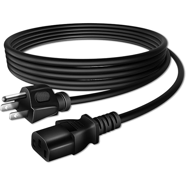 Chenchen AC Power Cord for Rotai ETB001 Under Desk Elliptical Electric Pedal Exerciser Machine