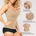 thumbnail image 5 of Nebility Shapewear Tops for Women Tummy Control Tank Shaping Camisole Seamless Body Shaper Slimming Cami Waist Trainer Vest, 5 of 8