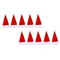 thumbnail image 3 of KAKOWELY 36 piezas de mini gorros de Papá Noel navideños, tapas para botellas, tazas, cortadores de piruletas y tenedores., 3 of 5