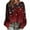 Multicolor-1, variant on Womens Christmas Sweaters Snowflake Print Boat Neck Pullover Long Sleeve Tunic Blouses Casual Holiday Tops