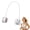 White, variant on Personal Cooling Fan Wearable, Rechargeable Hands Wearable Personal Fan, Flexible Portable Neck Cooling Device for Travel Work Makeup Outdoor Use