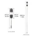 thumbnail image 3 of Retractable Microfiber Duster Dirt Collector For Cleaning High Ceiling Fan Window Car, 3 of 6
