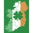 thumbnail image 2 of Men's Lost Gods St. Patrick's Day Ireland The Emerald Isle  Graphic Tee Kelly Heather Small, 2 of 4