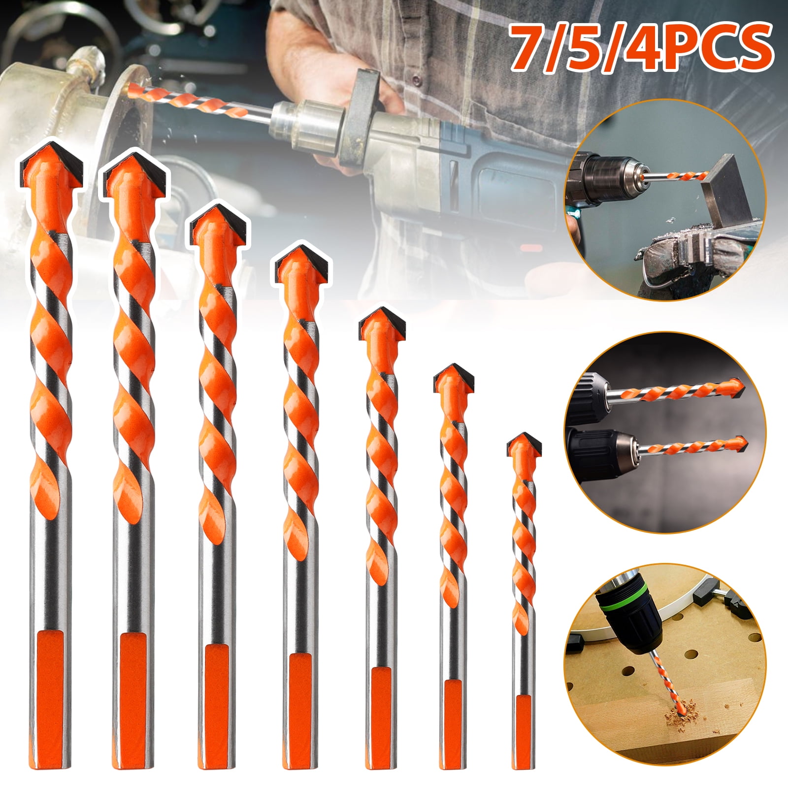 Masonry Glass Tile Triangularoverlord Handle Drill Bit