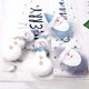 thumbnail image 4 of Paquete de 2 adornos para árbol de Navidad, decoraciones colgantes de Navidad, lindo muñeco de nieve de Papá Noel, colgante para árbol de Navidad, suministros de decoración para fiestasGris Papá Noel, 4 of 5