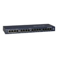 thumbnail image 1 of NETGEAR GS116 16 Port Gigabit Desktop Switch - Switch - unmanaged - 16 x 10/100/1000 - desktop, 1 of 4