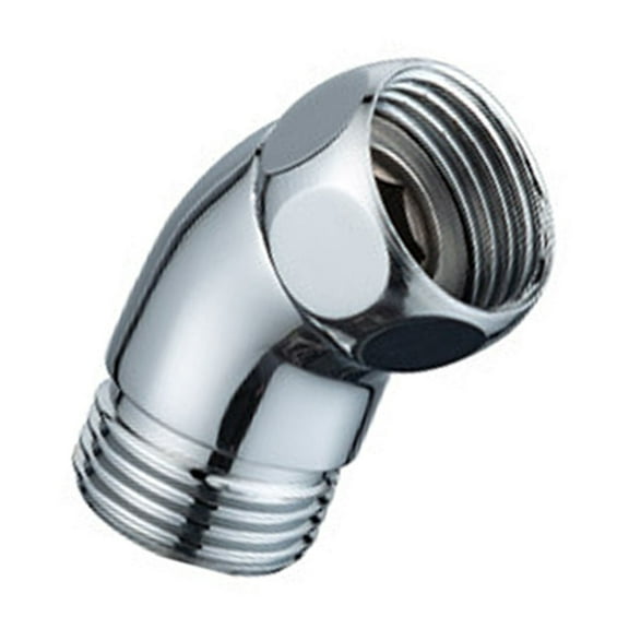 BIBABLYKE Shower Elbow Adapter for Handheld Shower Head 45 Degree Connectors Stainless Steel Construction Polished Chromes Finish