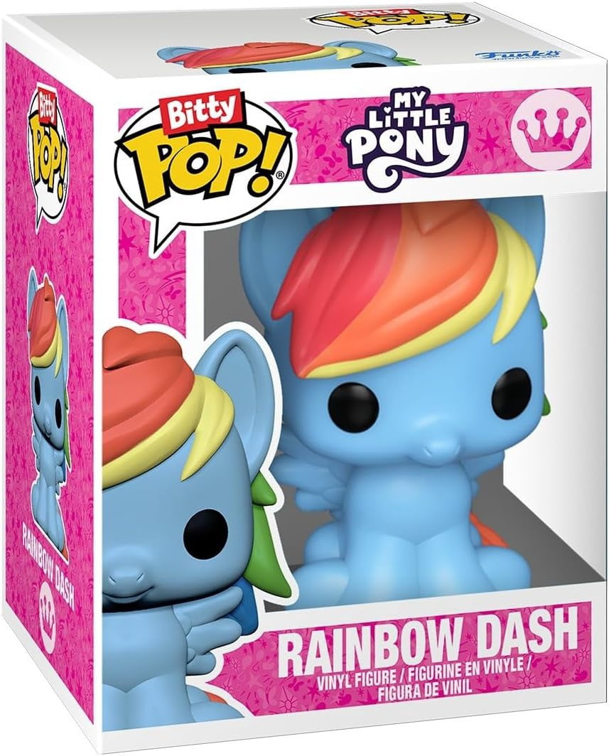Funko, My Little Pony Rainbow Dash, 4-Pack, Vinyl Collectible
