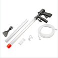 thumbnail image 1 of SHAR Aquarium Gravel Cleaner, Quick Water Change with Air Push Button, Fish Tank Sand Cleaning Kit, Aquarium Siphon Vacuum Cleaner with Fish Tank Net for Water Change Sand Cleaning, 1 of 5