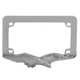 thumbnail image 2 of Pilot Automotive WL114-C Motorcycle Eagle License Frame - Chrome, 2 of 2