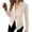 White, variant on AOOCHASLIY Women Coat Clothes Women Long Sleeved Cardigan Jacket V Neck Casual Coat Jacket