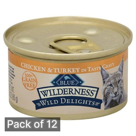 Blue Buffalo Wilderness Grain-Free Wild Delights, 3 oz Can (Pack of 12)