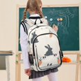 thumbnail image 7 of FORMRS School Backpack 17" Student Travel Bag with Laptop Compartment, Bunnies and Carrots, 7 of 7