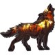 thumbnail image 1 of Howling Wolf Figurine Wooden Wolf Ornament Wolf Silhouette Decor Collectible Art Gifts With Led String Lights For Home Shelf Table Christmas Decor, 1 of 5