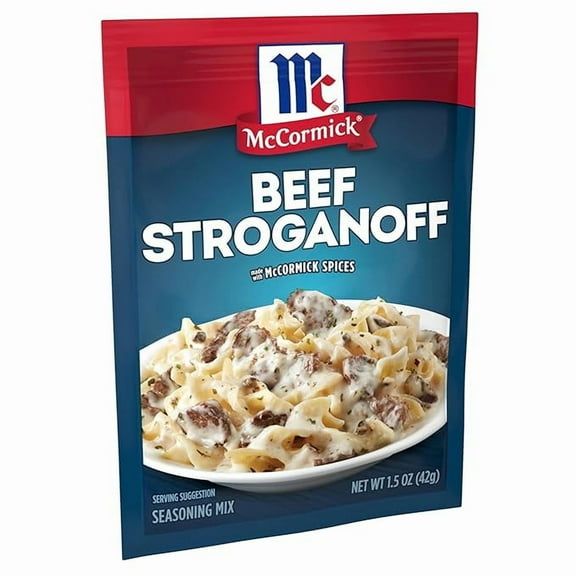 1x McCormick Beef Stroganoff Seasoning Mix, 1.5 oz