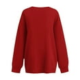 Christmas Costumes for Women Xmas Light Bow Graphic Pullover Tops Long Sleeve Crewneck Holiday