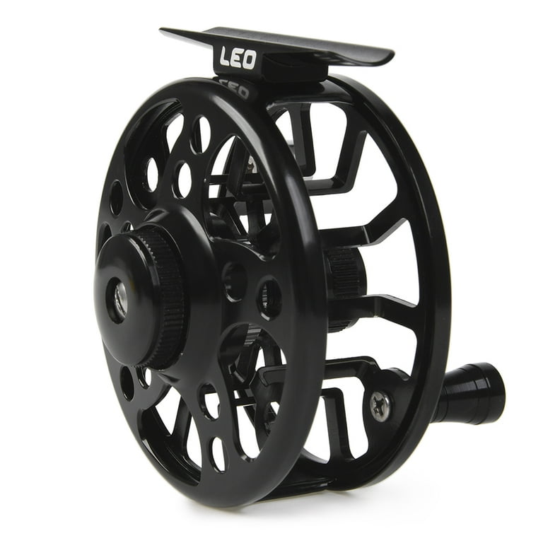 LEO Fly Fishing Reel Aluminum Alloy Fishing Reel 34 / 56 / 78 Weight 2+1  Ball Bearing Left Right Interchangeable Fly Reel