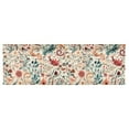 thumbnail image 6 of Yayeee Kitchen Valance Rod Pocket 54" x 18" Living Room Window Curtain, Watercolor Leaves, 6 of 6