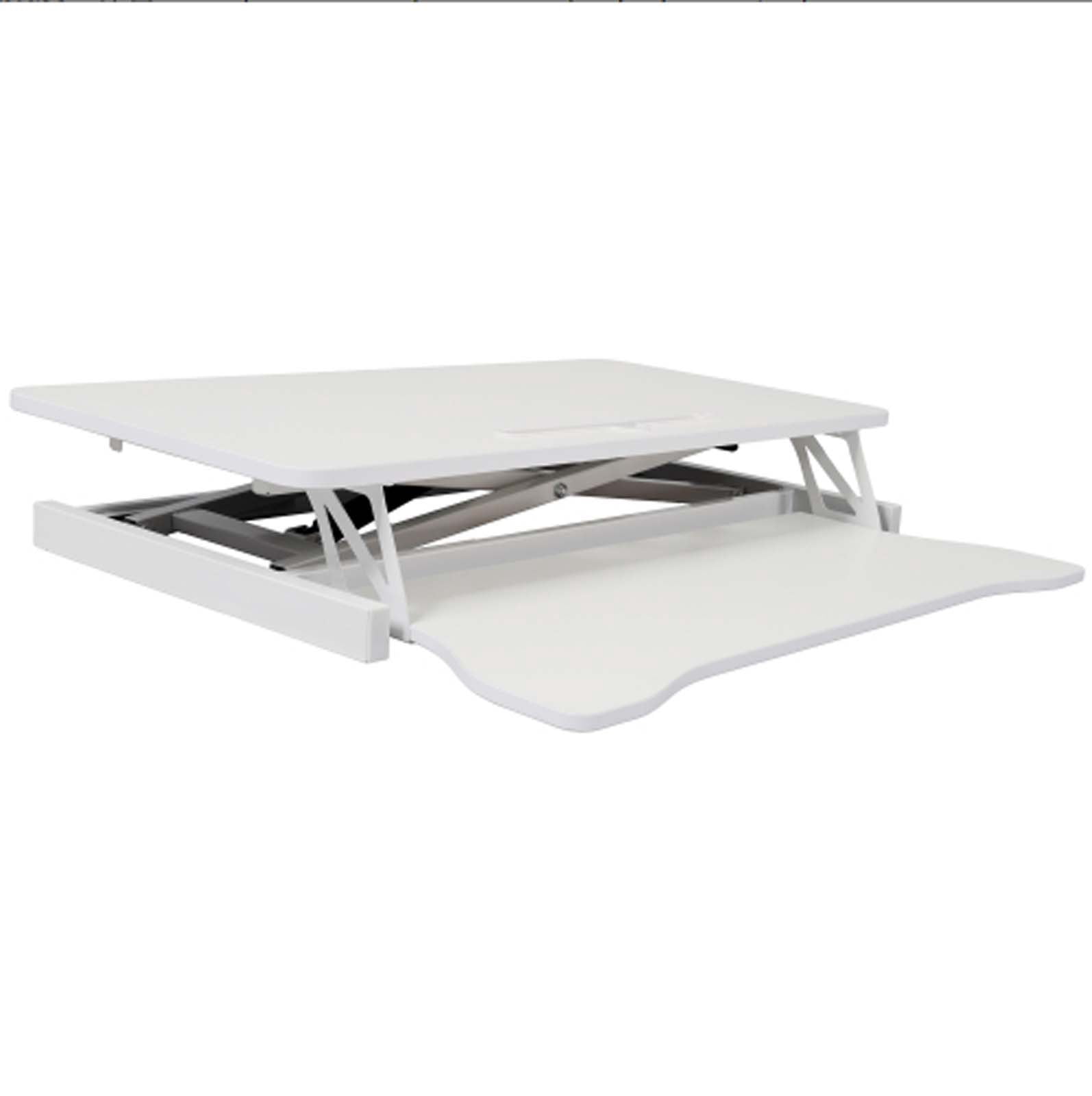 17" Sit Stand Desk & Stand Up Desk Riser, Adjustable Standing Computer Table Converter for Home Office Desktop Workstation