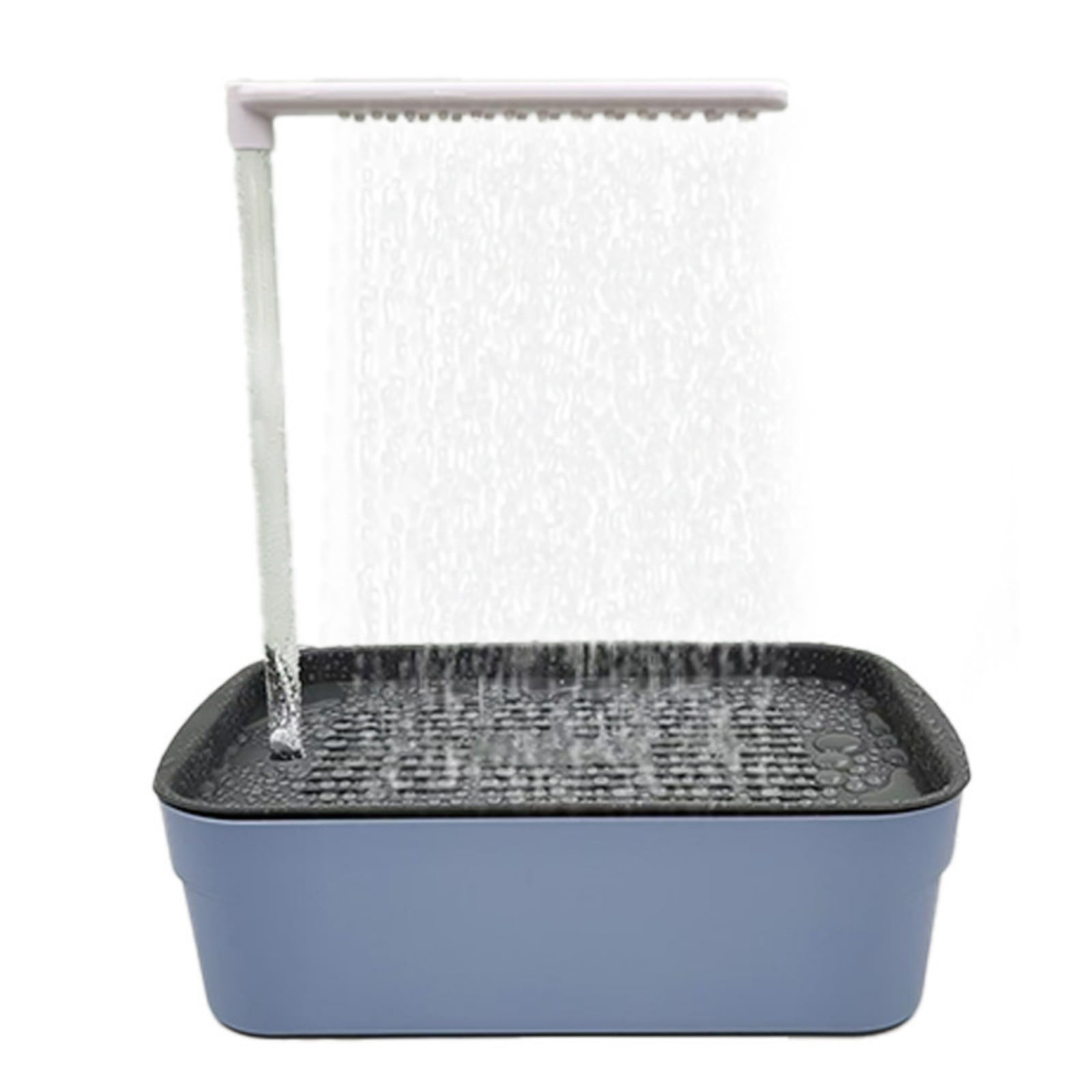Automatic Circulating Water Bird Bathing Basin Electric Shower Room for Parrots Cockatiels and Small Birds for Healthy Hygiene, 12x9 Inch