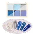thumbnail image 4 of Polvo de Uñas Holográfico Yinane 6 Colores Gradiente de Brillo, 4 of 8