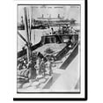 thumbnail image 2 of Historic Framed Print, Russian relief ship . Hamburg, 17-7/8" x 21-7/8", 2 of 9
