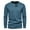 Denim Blue, variant on Men's T-Shirts Long-Sleeved Henley Shirts Solid Colour Bottom Shirt Comfort Tee Tops for Mens M- 3XL