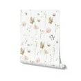 thumbnail image 1 of Modern Ikebana Floral Wallpaper, 1 of 1