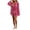 Hot Pink, variant on Feancey Womens Bikinis Coverups Side Split Crochet Swimsuit Coverup for Women Long Sleeve Hollow Out Bathing Suit Cover Ups Black L