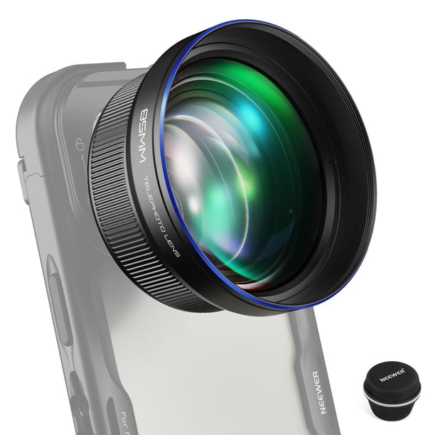 Teleobjetivo para teléfono NEEWER HD 85 mm 2.5X para rosca de 17 mm