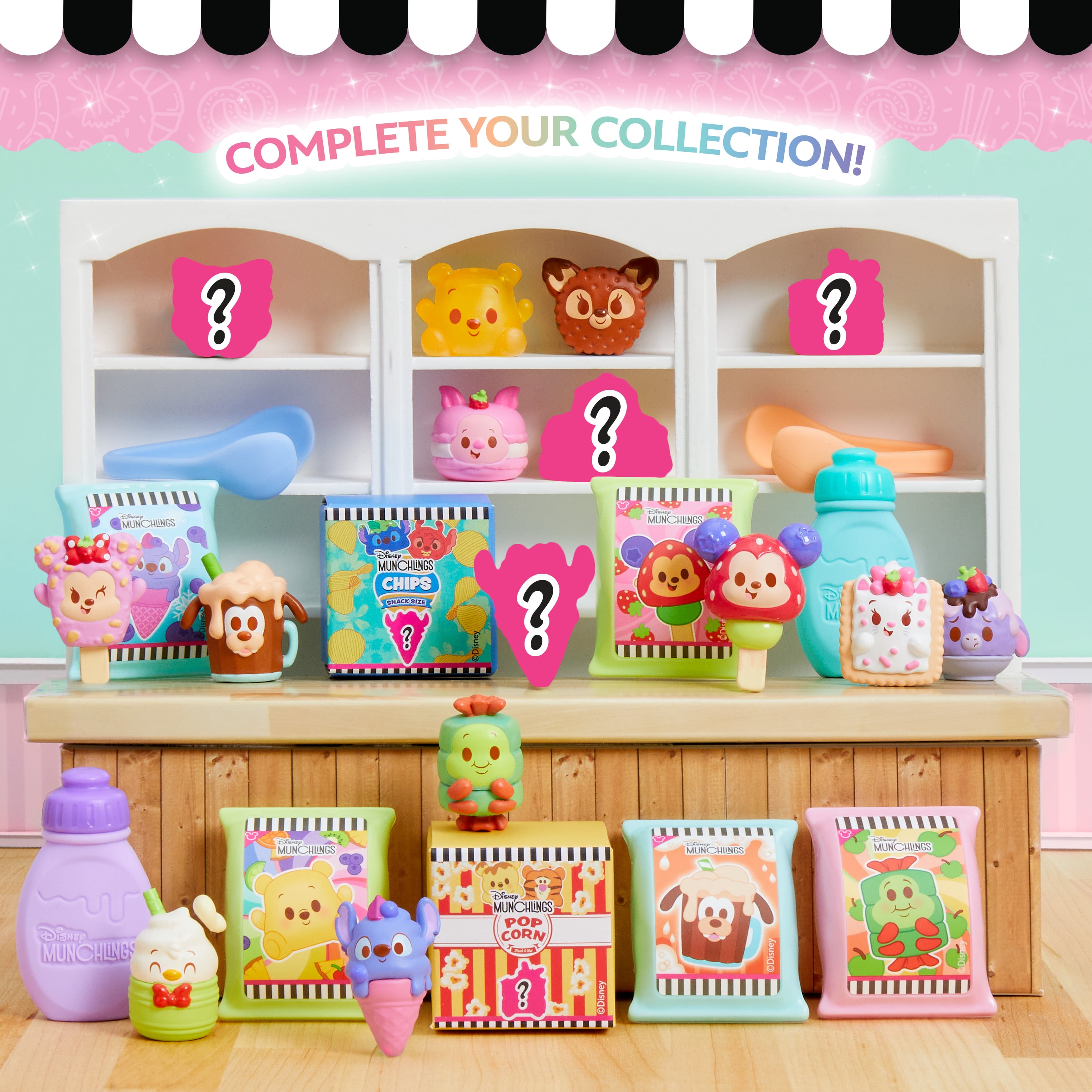 キャラクターグッズ Disney - Disney Munchlings Mini Munch Displays Disney Munchlings Mini Munch Displays : Target