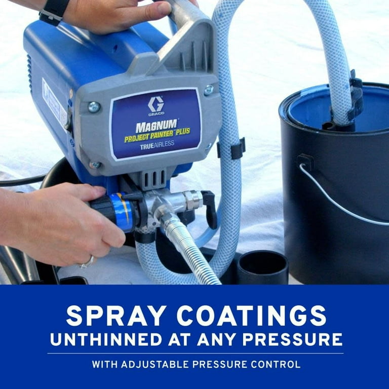 Graco Magnum 2800 psi Metal Airless Paint Sprayer 15 lb Adjustable Pressure 50 ft Hose